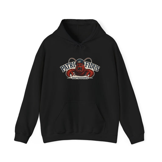 "Patriae Fidus" Don’t Tread on My Gulf - Gulf Of Maine Lobster/Boat Graphic Hoodie