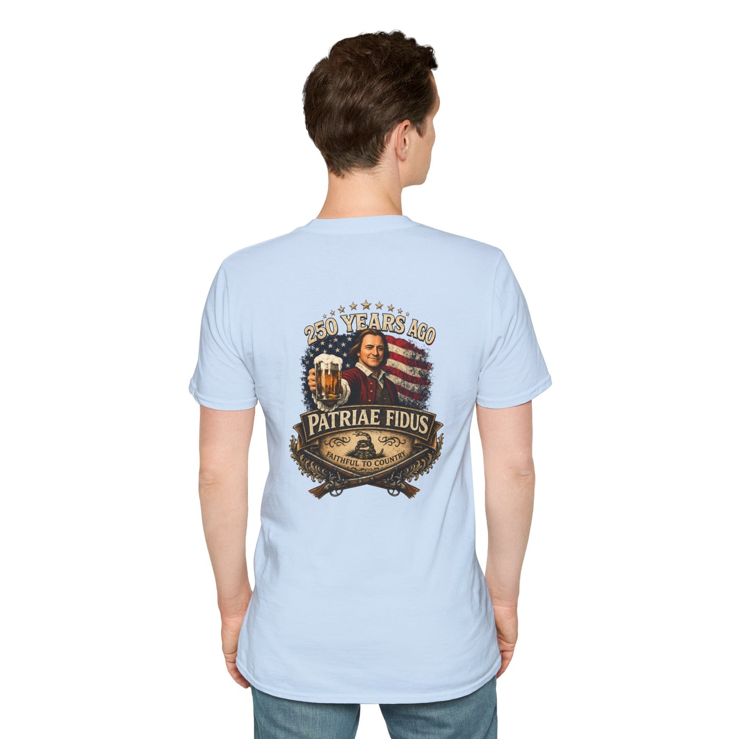 Patriae Fidus 250 Years w/ Don't Tread on Me T-Shirt