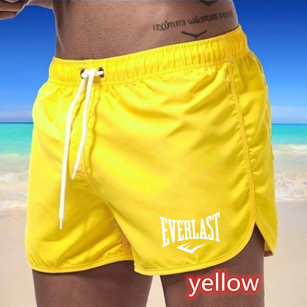 Men's swimwear beach waterproof shorts surfboard men's swimwear swimming sports beach fashion summer