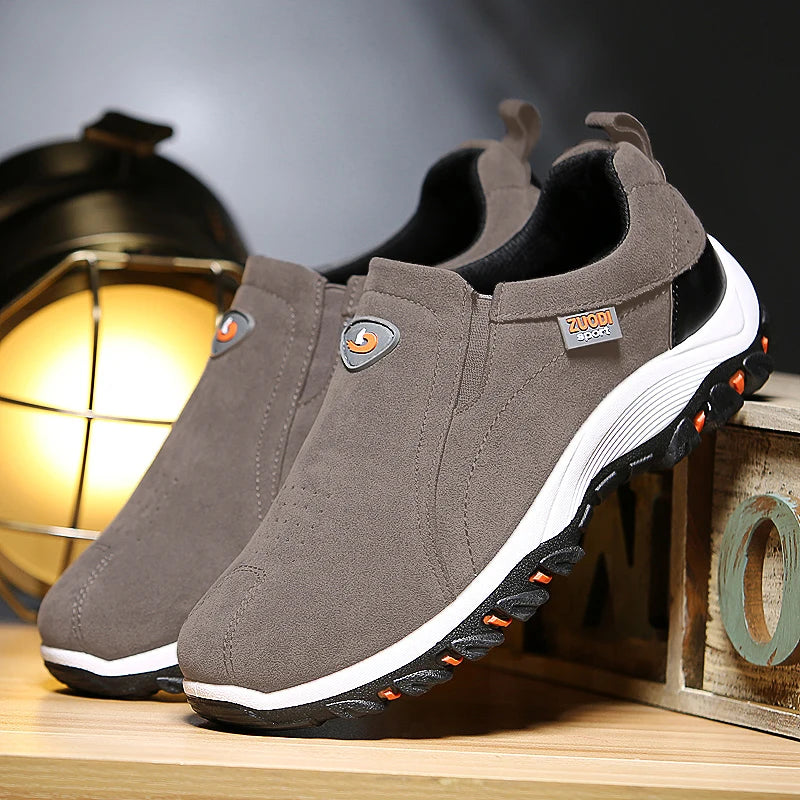 Men's non-slip casual sports shoes wear-resistant hiking shoes Outdoor 2025 fashion comfortable flat walking shoes for men