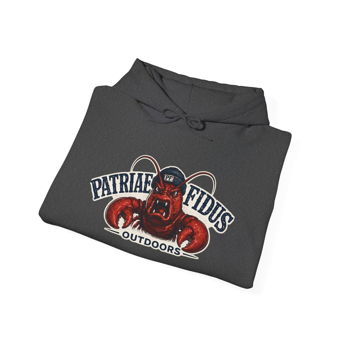 "Patriar Fidus" Don’t Tread on My Gulf - Gulf Of Maine Lobster/Boat Graphic Hoodie