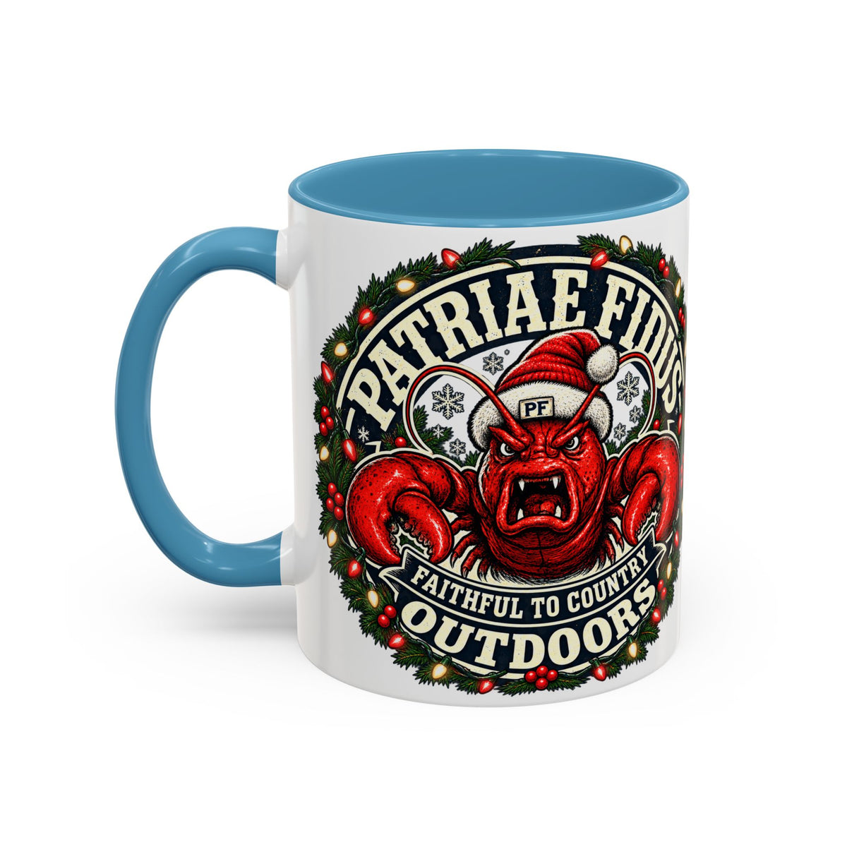 Coffee Mug - 'Patriae Fidus' Holiday Outdoors Kraken Design