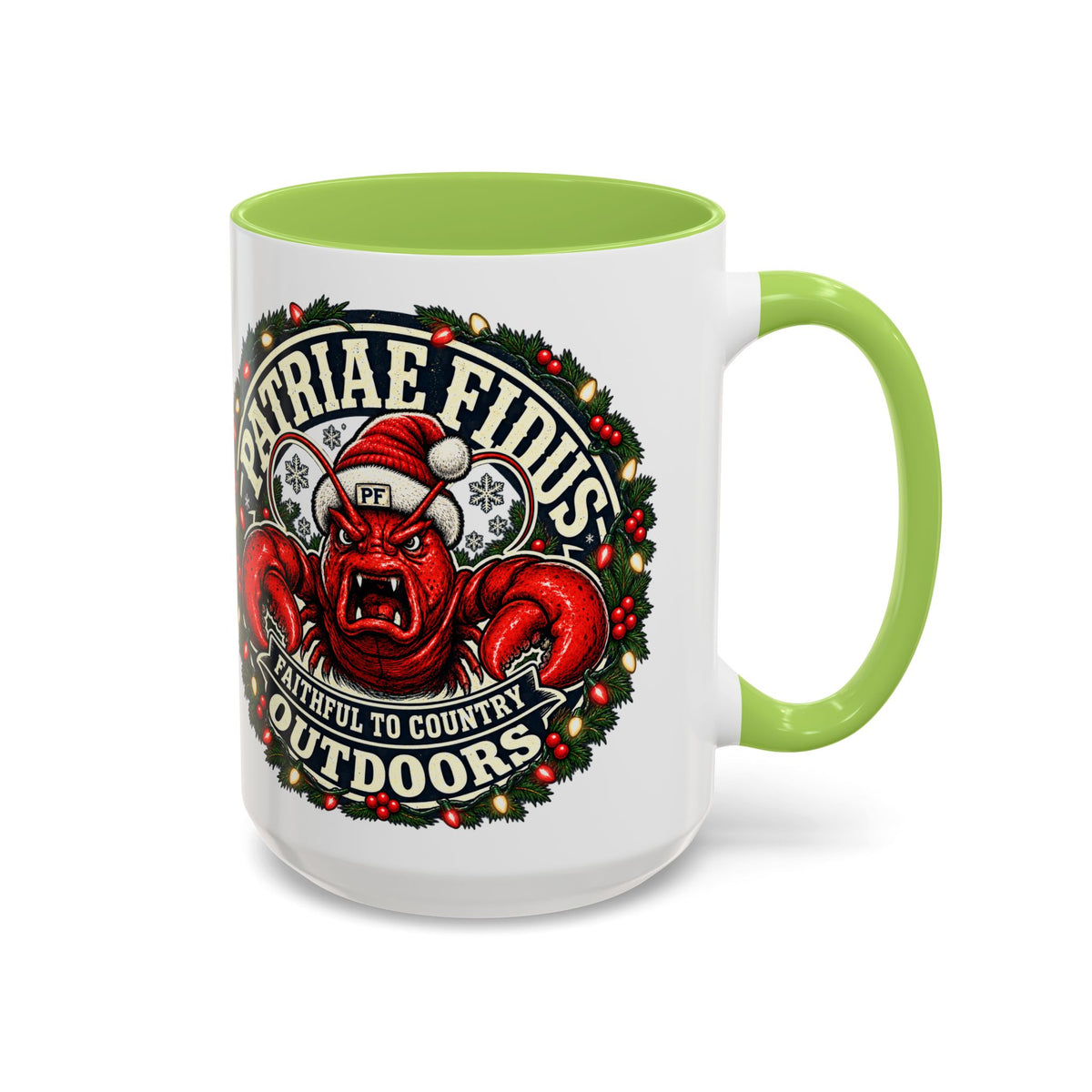 Coffee Mug - 'Patriae Fidus' Holiday Outdoors Kraken Design