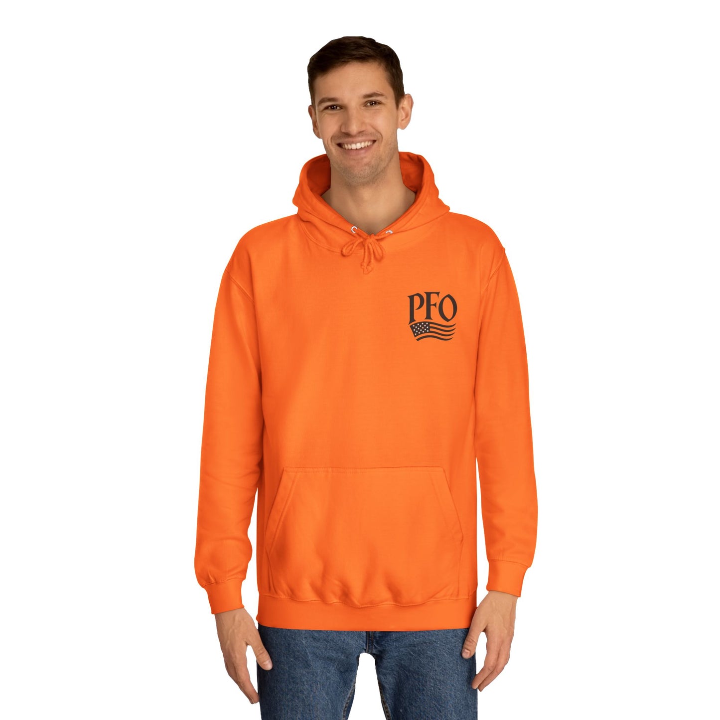PFO College Hoodie – Vintage Campus Seal Pullover