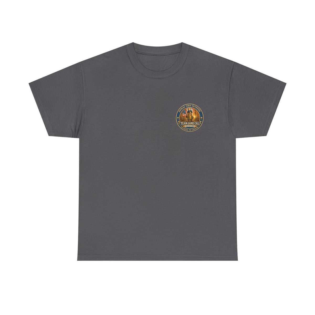 Patriae Fidus Outdoor Bear T-Shirt – American Flag Hunting Graphic Tee