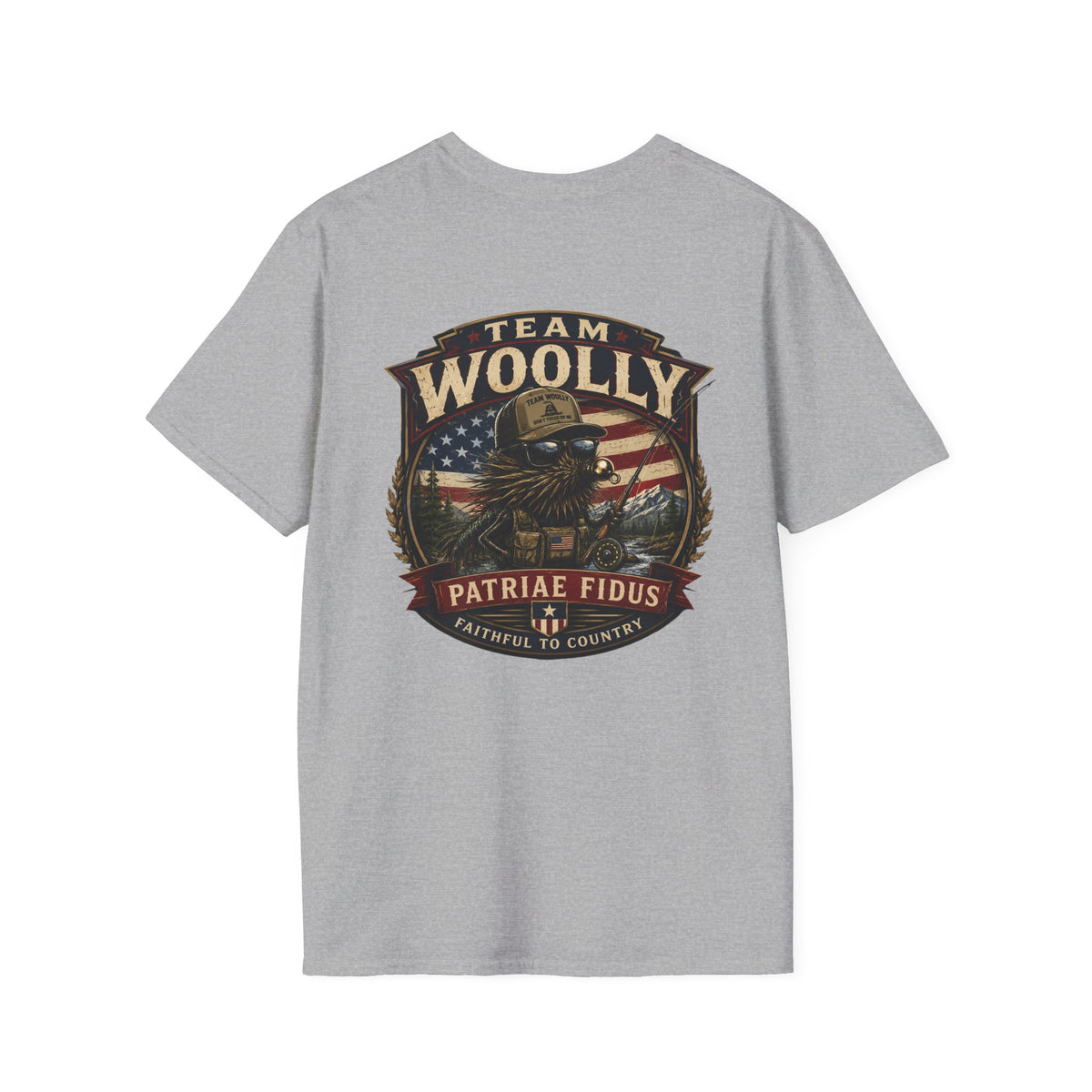 Team Woolly American Patriotic T-Shirt
