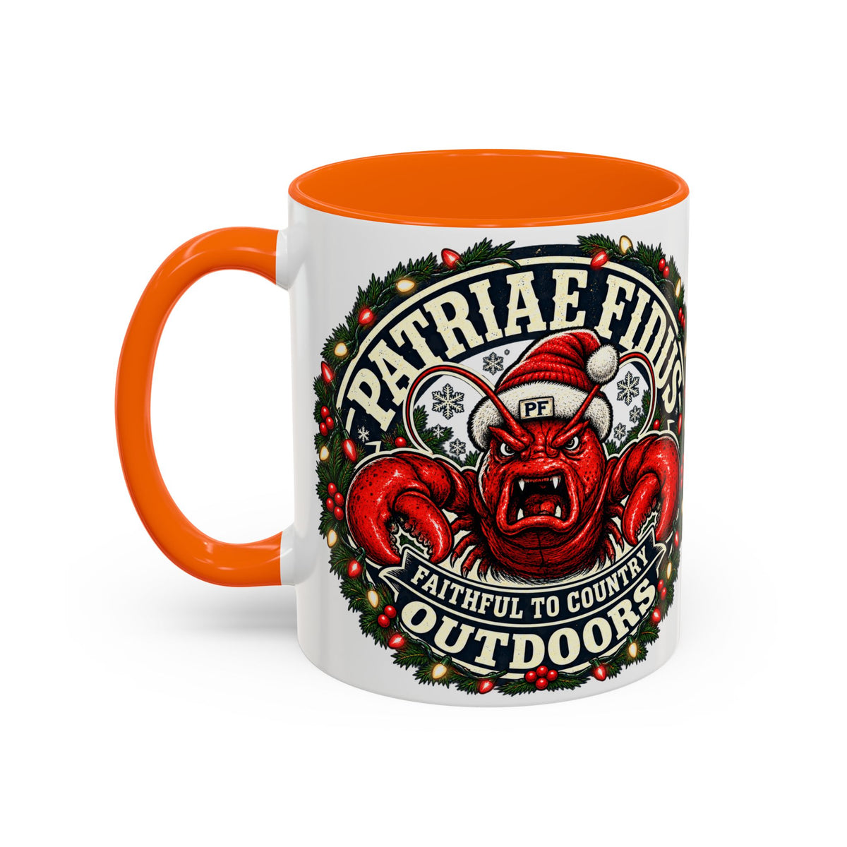 Coffee Mug - 'Patriae Fidus' Holiday Outdoors Kraken Design