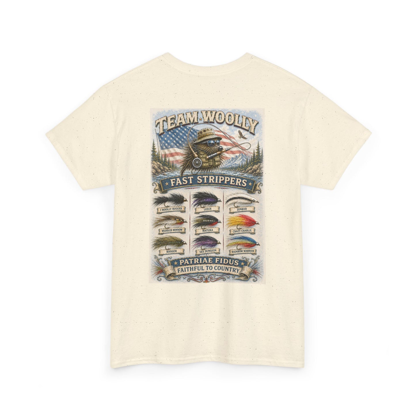 Team Woolly Streamer Collection T-Shirt: (Fast Strippers)