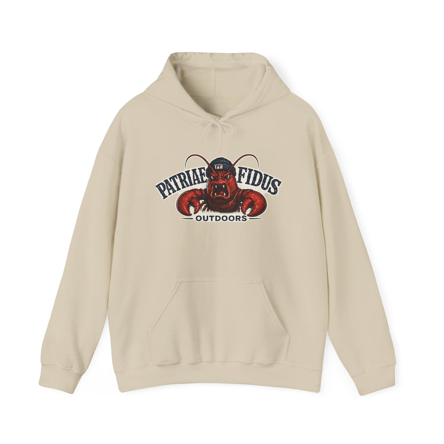 "Patriar Fidus" Don’t Tread on My Gulf - Gulf Of Maine Lobster/Boat Graphic Hoodie