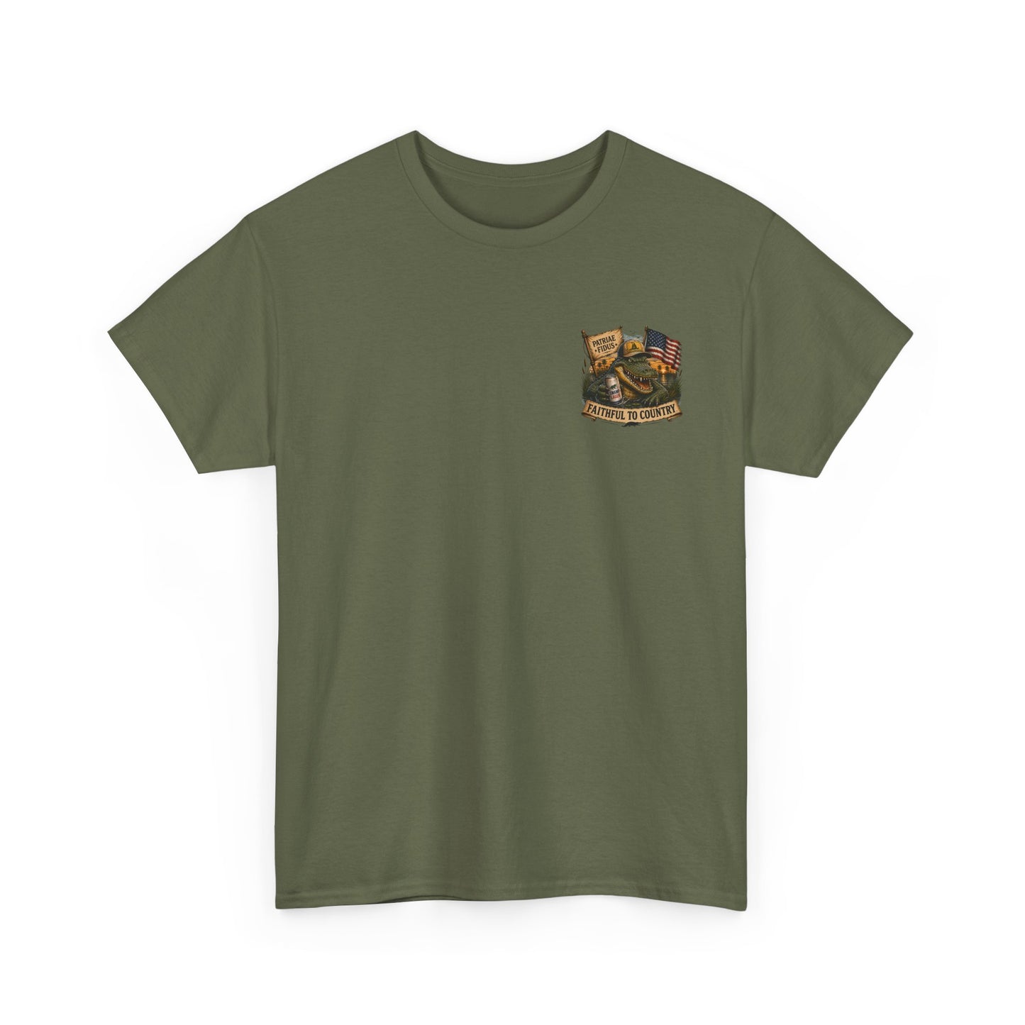 T-Shirt — "Don't Tread On My Bayou" Gator Graphic Tee