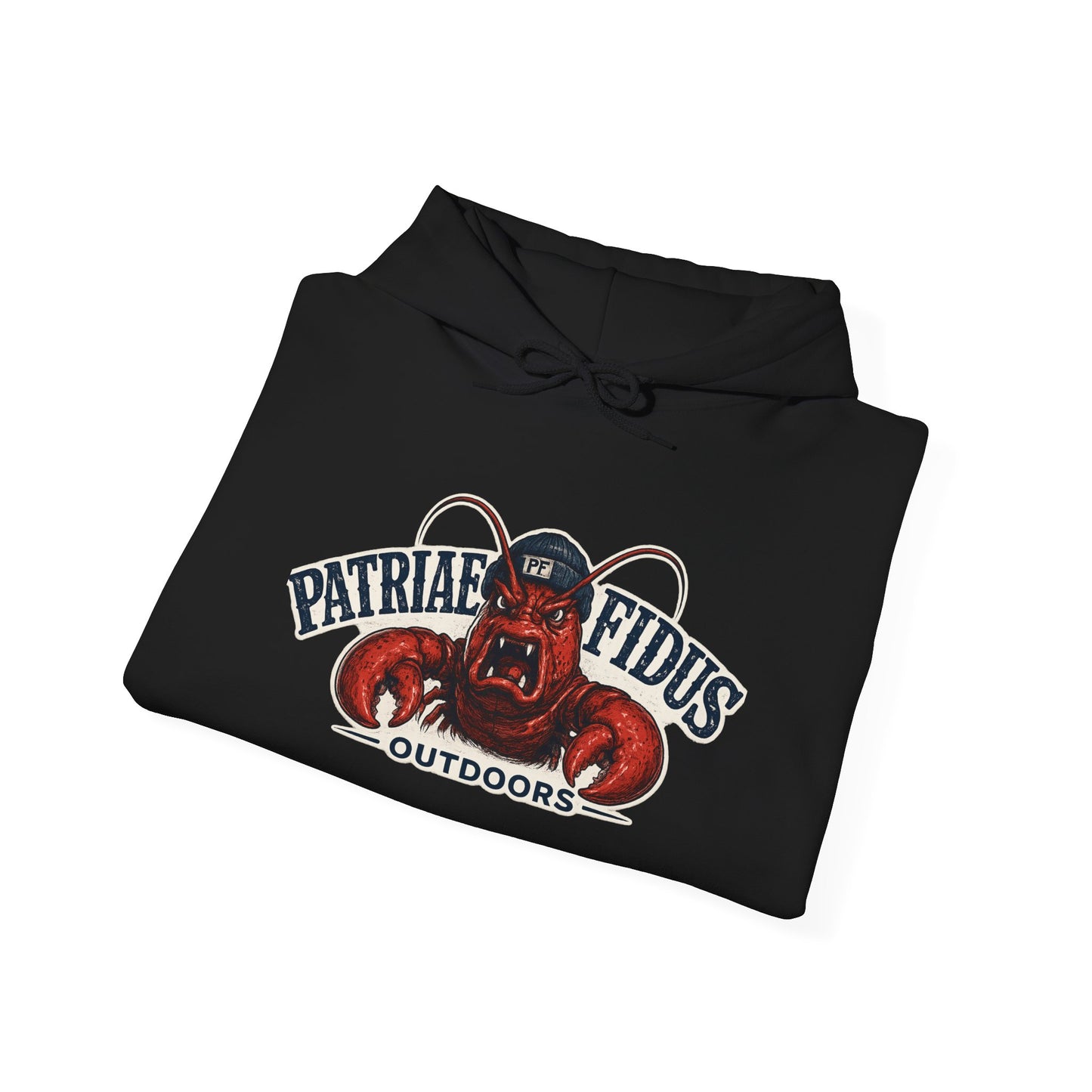 "Patriar Fidus" Don’t Tread on My Gulf - Gulf Of Maine Lobster/Boat Graphic Hoodie