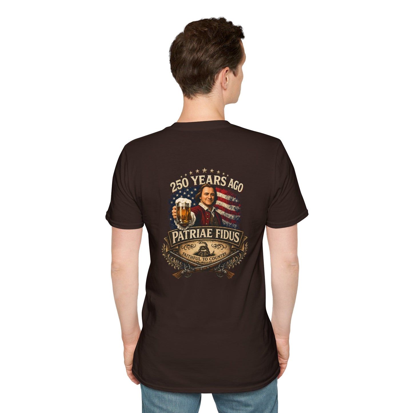 Patriae Fidus 250 Years w/ Don't Tread on Me T-Shirt