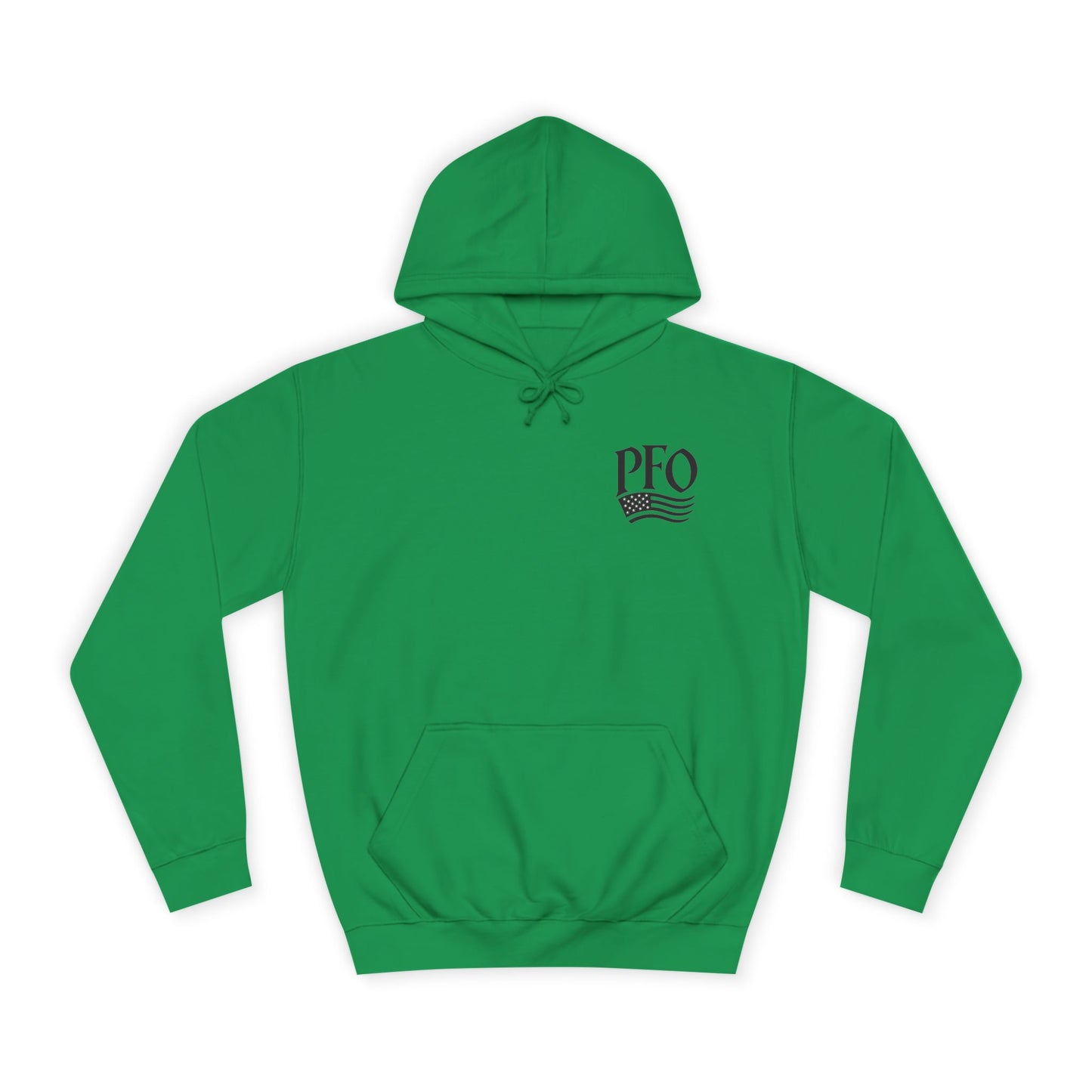 PFO College Hoodie – Vintage Campus Seal Pullover