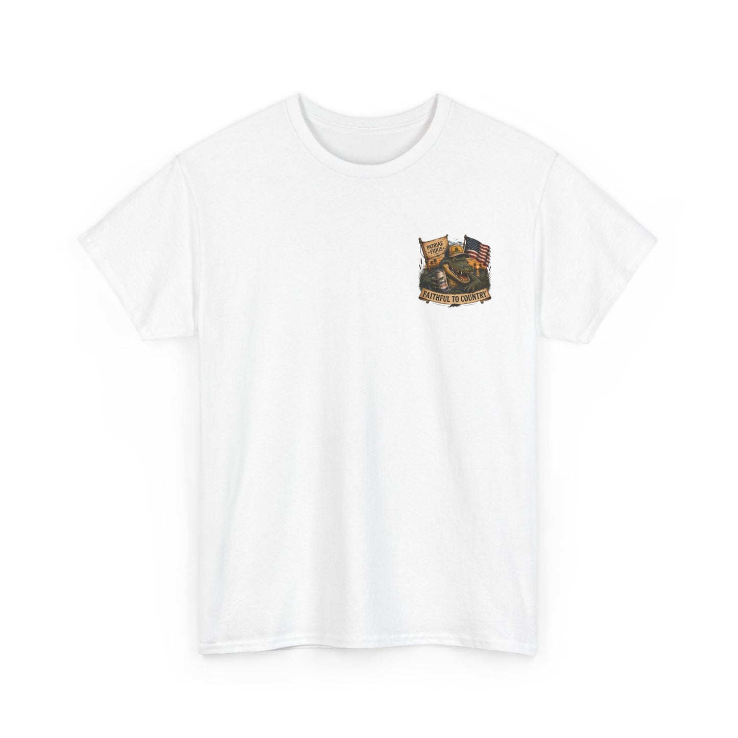 T-Shirt — "Don't Tread On My Bayou" Gator Graphic Tee
