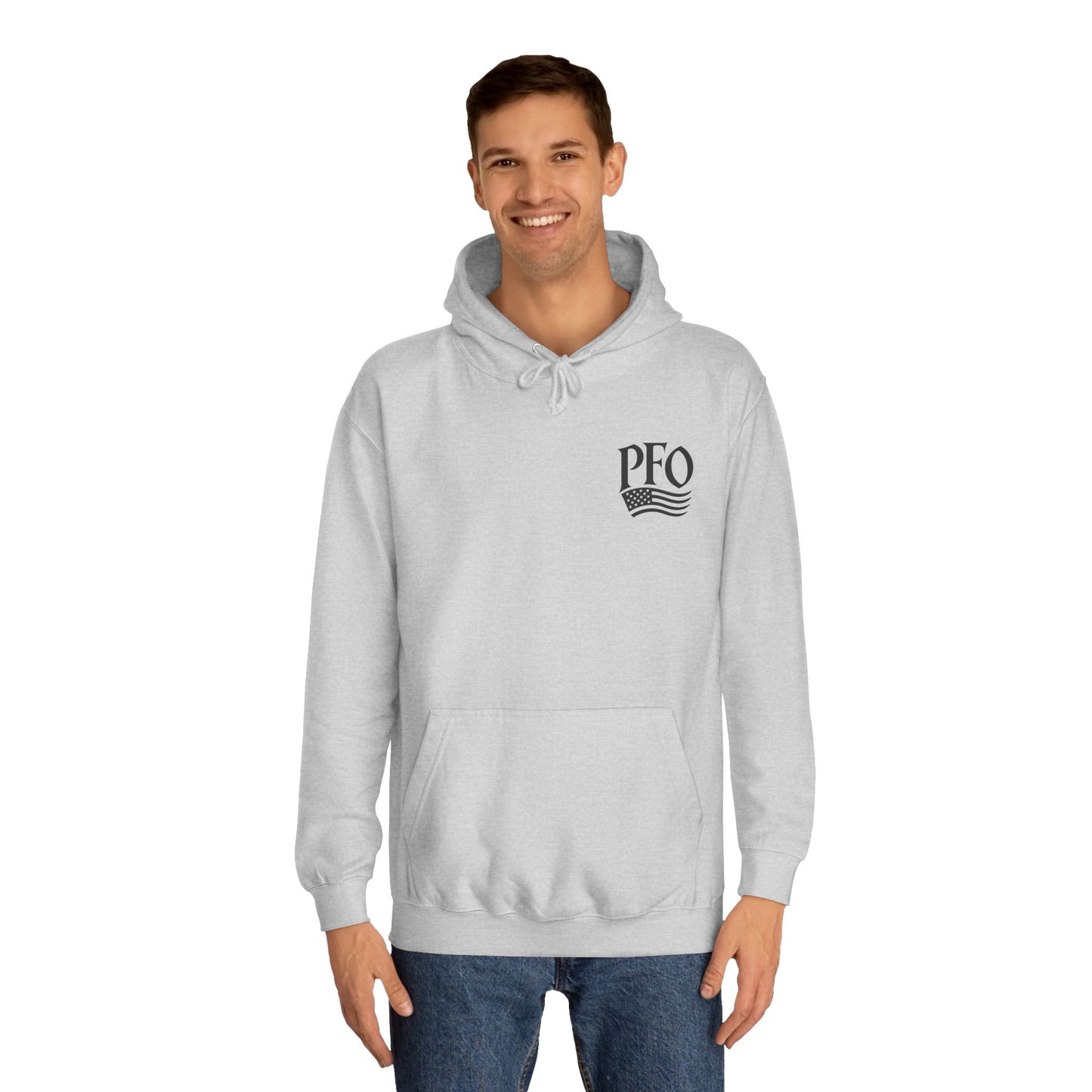 PFO College Hoodie – Vintage Campus Seal Pullover