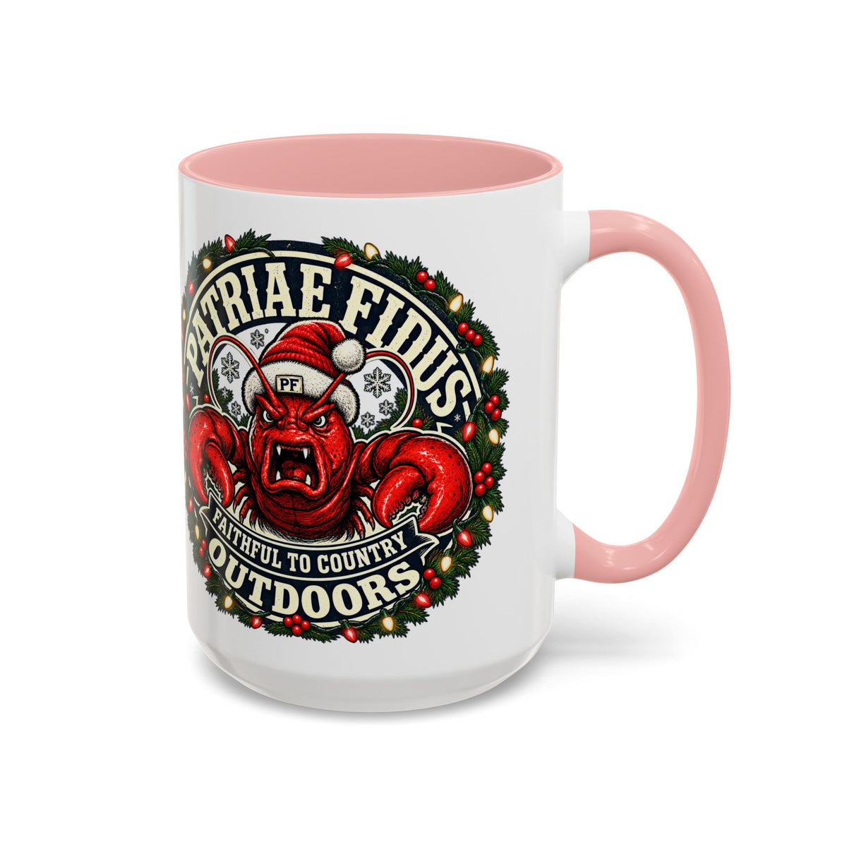 Coffee Mug - 'Patriae Fidus' Holiday Outdoors Kraken Design