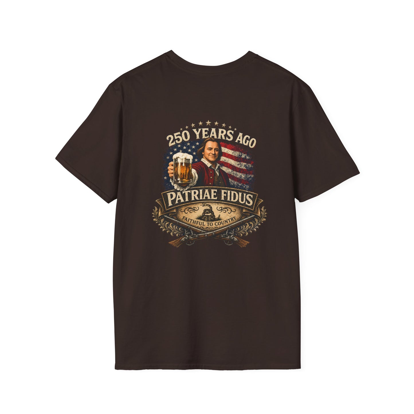 Patriae Fidus 250 Years w/ Don't Tread on Me T-Shirt