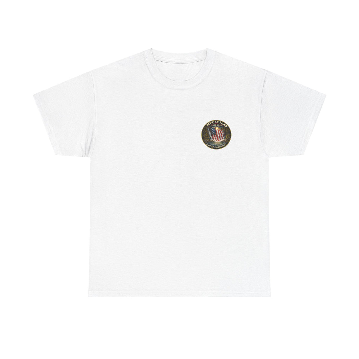 Homegrown Freedom Tee — Vintage Truck, American Flag & Campfire Graphic