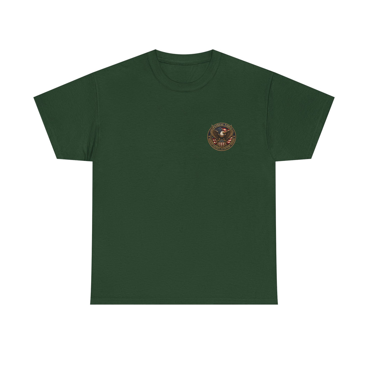 Veteran Patriot T‑Shirt — "I Follow Me, I Do Not Raise Fious" Military Flag Tee