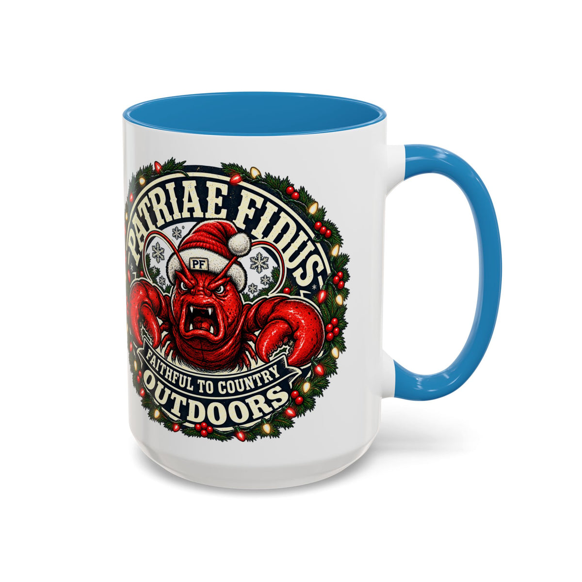 Coffee Mug - 'Patriae Fidus' Holiday Outdoors Kraken Design