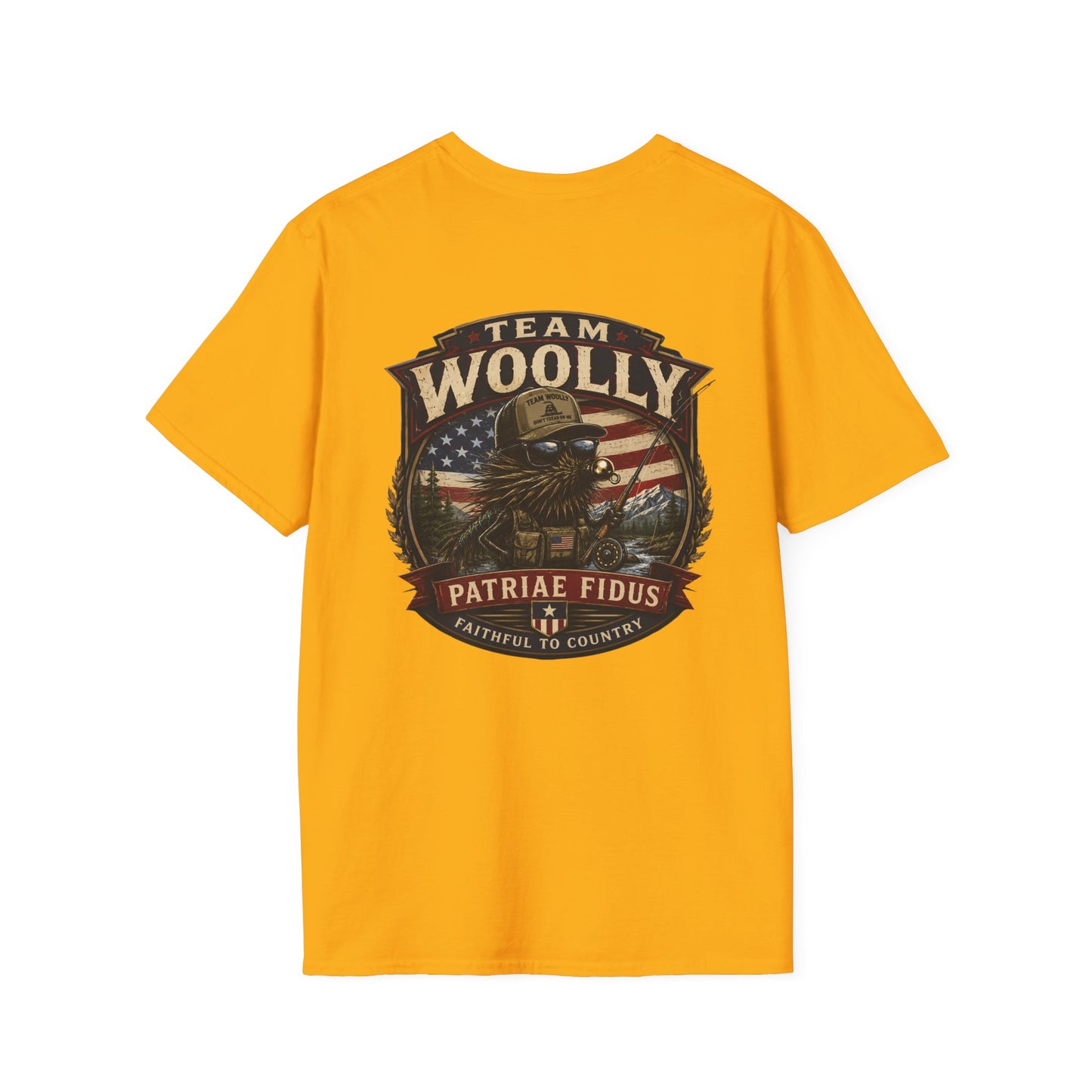 Team Woolly American Patriotic T-Shirt