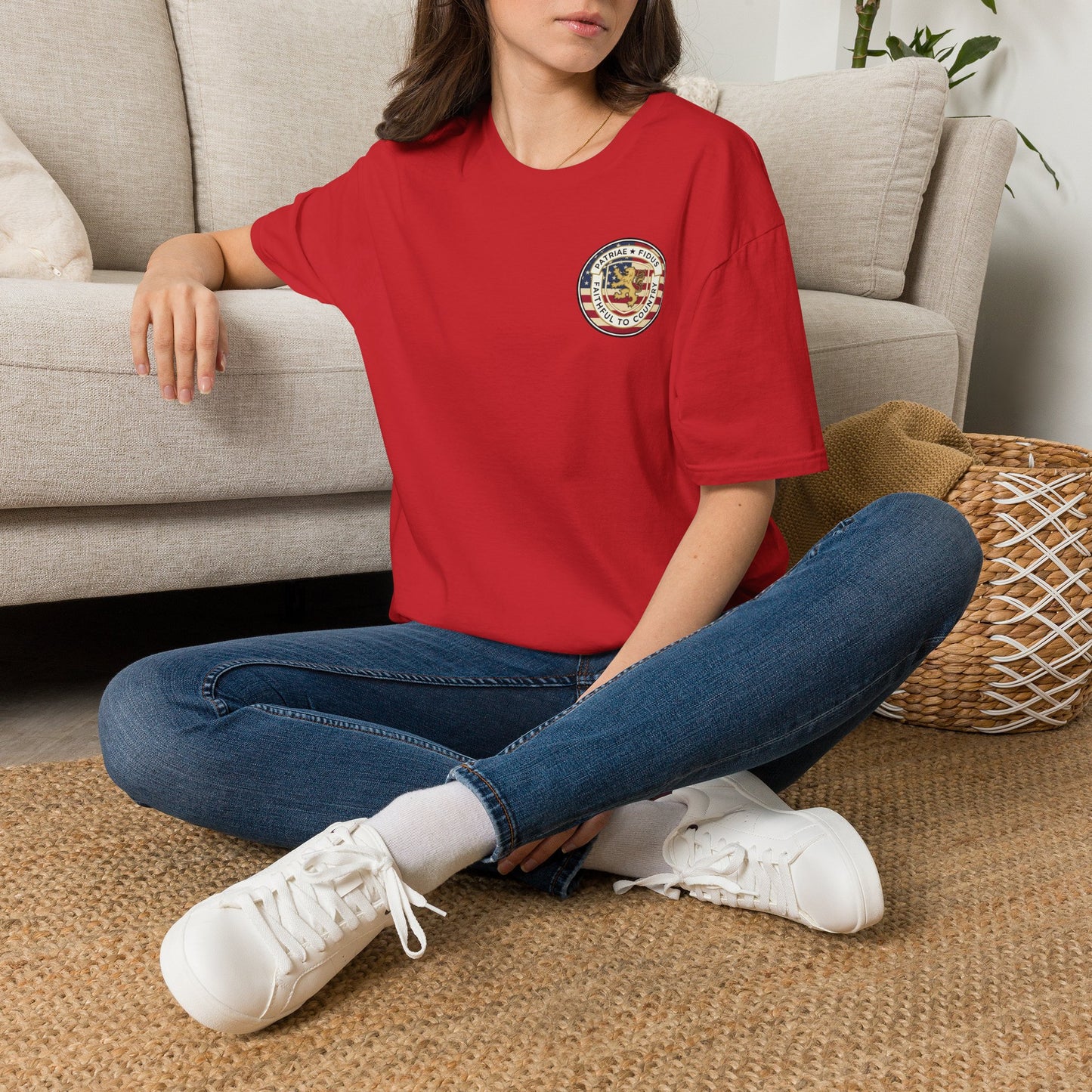 Patriae Fidus Vintage Patriae Fidus Patch T-Shirt