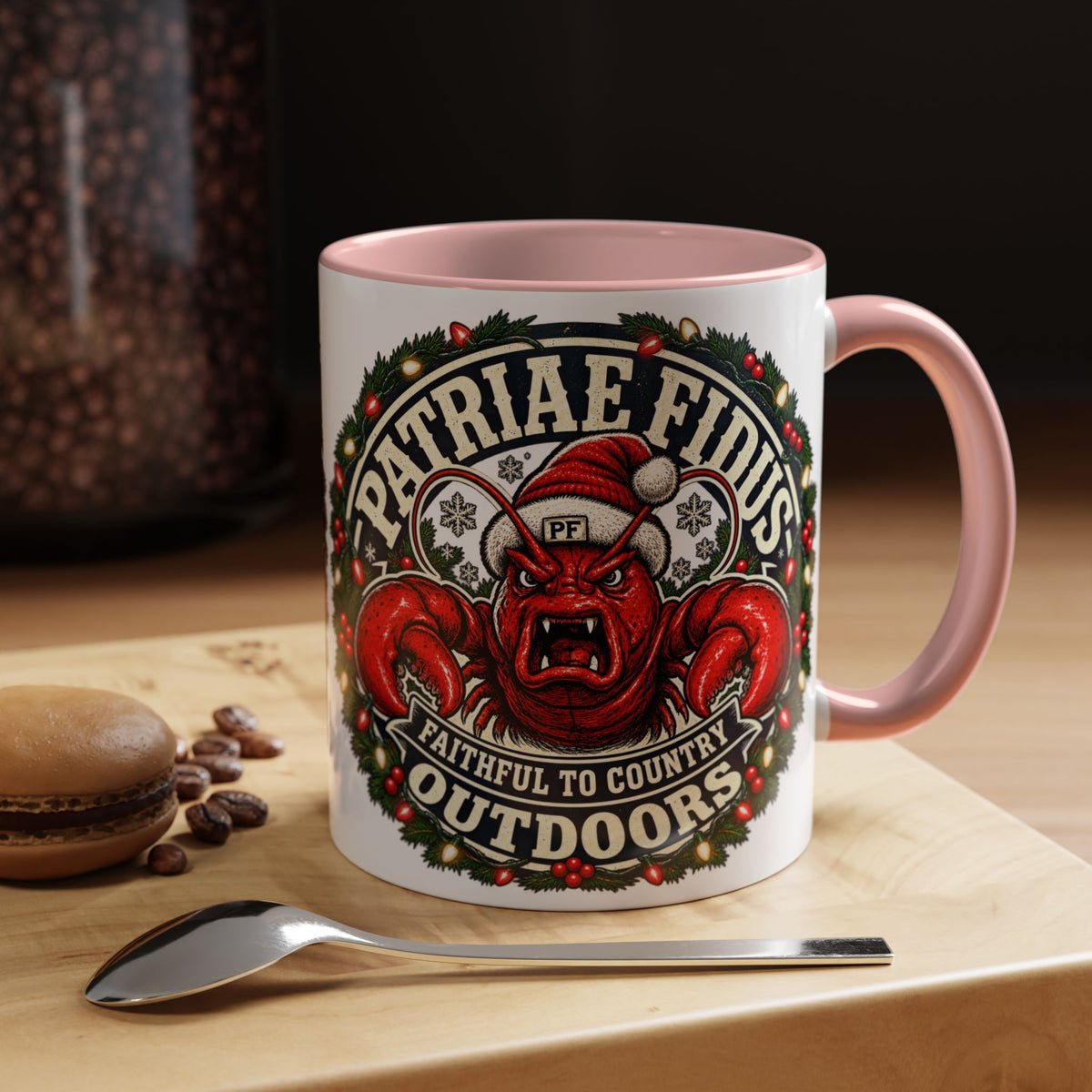 Coffee Mug - 'Patriae Fidus' Holiday Outdoors Kraken Design