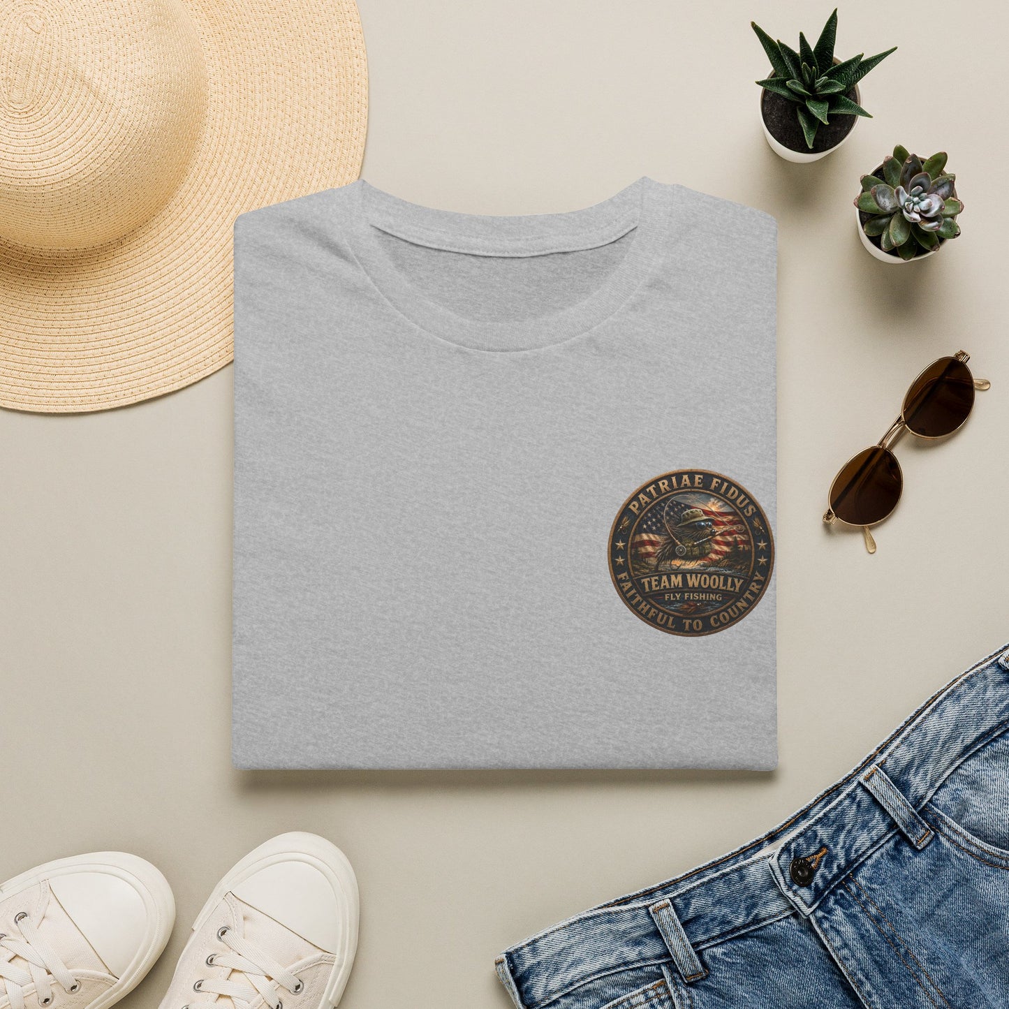 Team Woolly American Patriotic T-Shirt