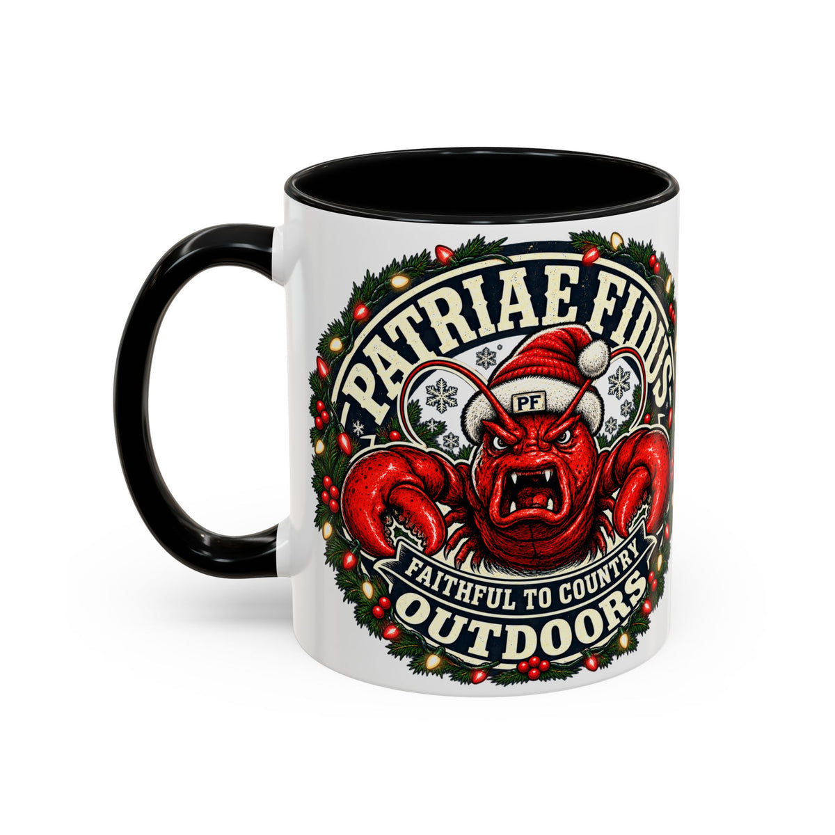 Coffee Mug - 'Patriae Fidus' Holiday Outdoors Kraken Design