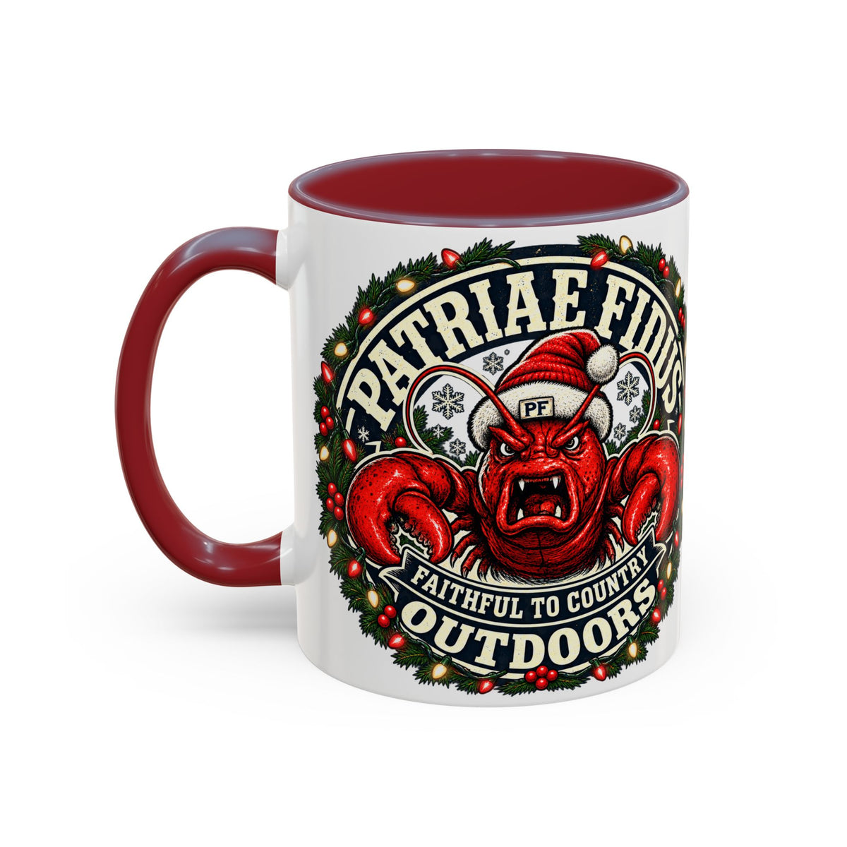 Coffee Mug - 'Patriae Fidus' Holiday Outdoors Kraken Design