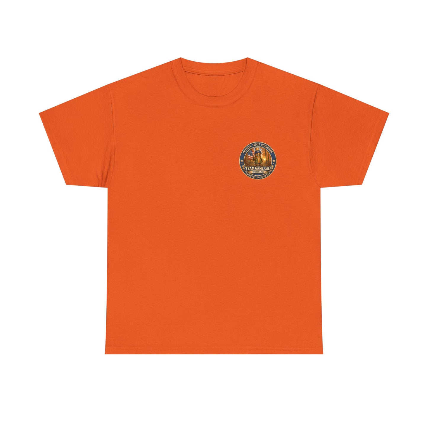 Hunting Dogs T-Shirt — Patriæ Fidus Outdoor "Hunt Hard Live Free" Graphic Tee