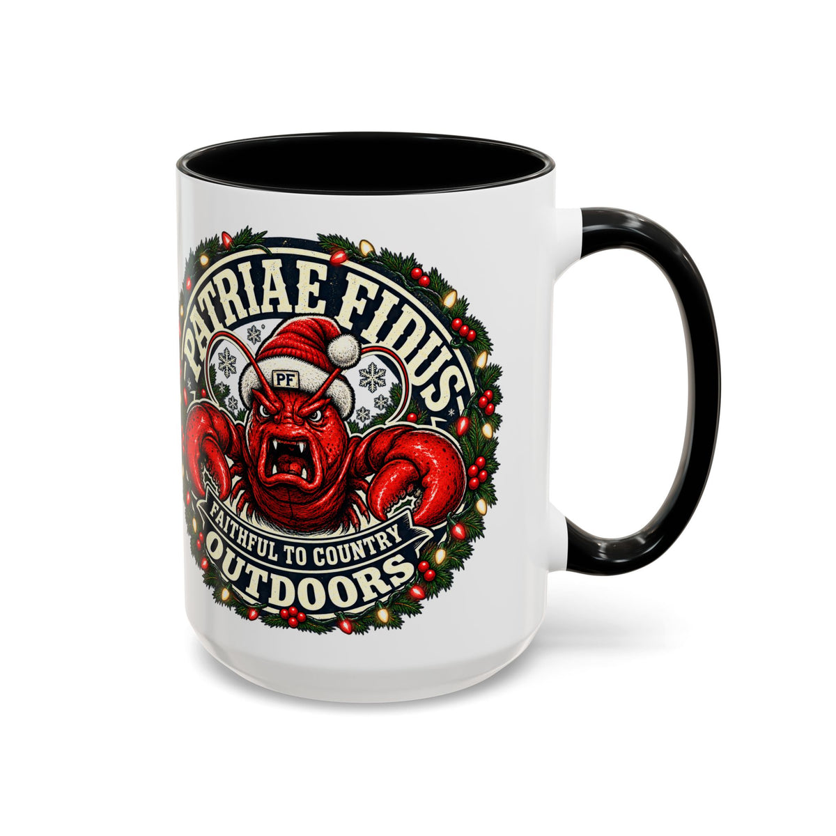 Coffee Mug - 'Patriae Fidus' Holiday Outdoors Kraken Design
