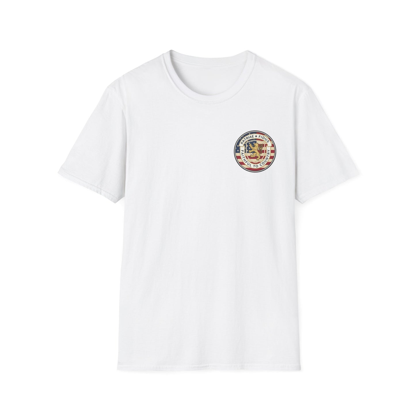 Veteran T-Shirt - "Holding the Line for Over 250 Years" Patriæ Fidus American Flag Tribute