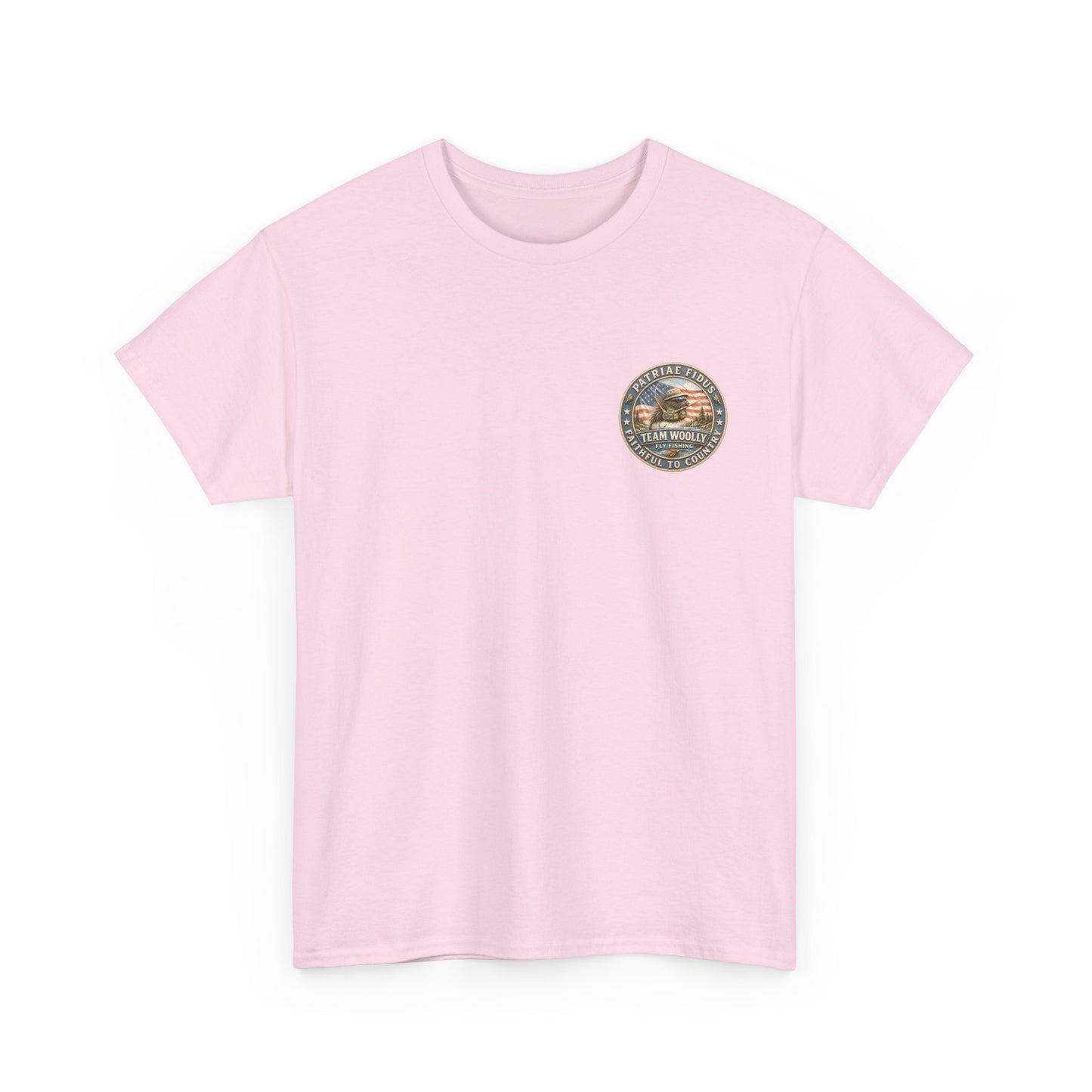 "Never Caught in an Ugly Place" T-Shirt - Trout Patriae Fidus Outdoors - Outdoors Graphic