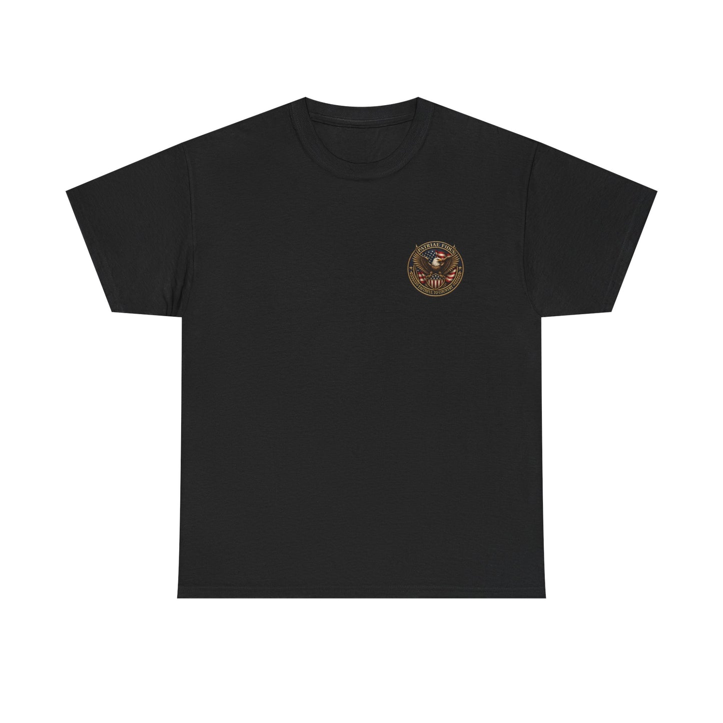 Veteran Patriot T‑Shirt — "I Follow Me, I Do Not Raise Fious" Military Flag Tee