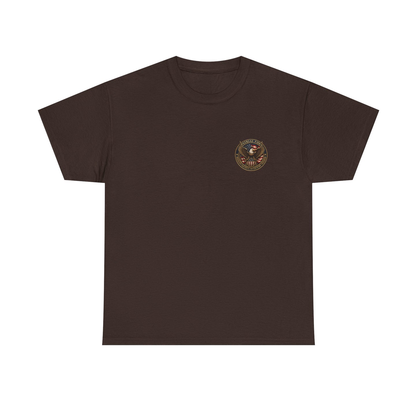 Veteran Patriot T‑Shirt — "I Follow Me, I Do Not Raise Fious" Military Flag Tee