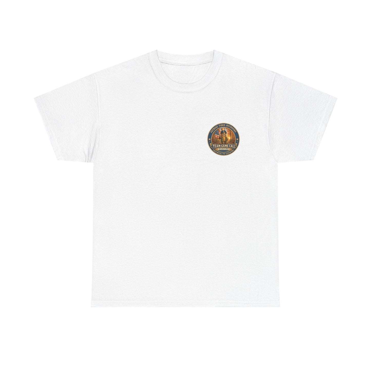 Hunting Dogs T-Shirt — Patriæ Fidus Outdoor "Hunt Hard Live Free" Graphic Tee