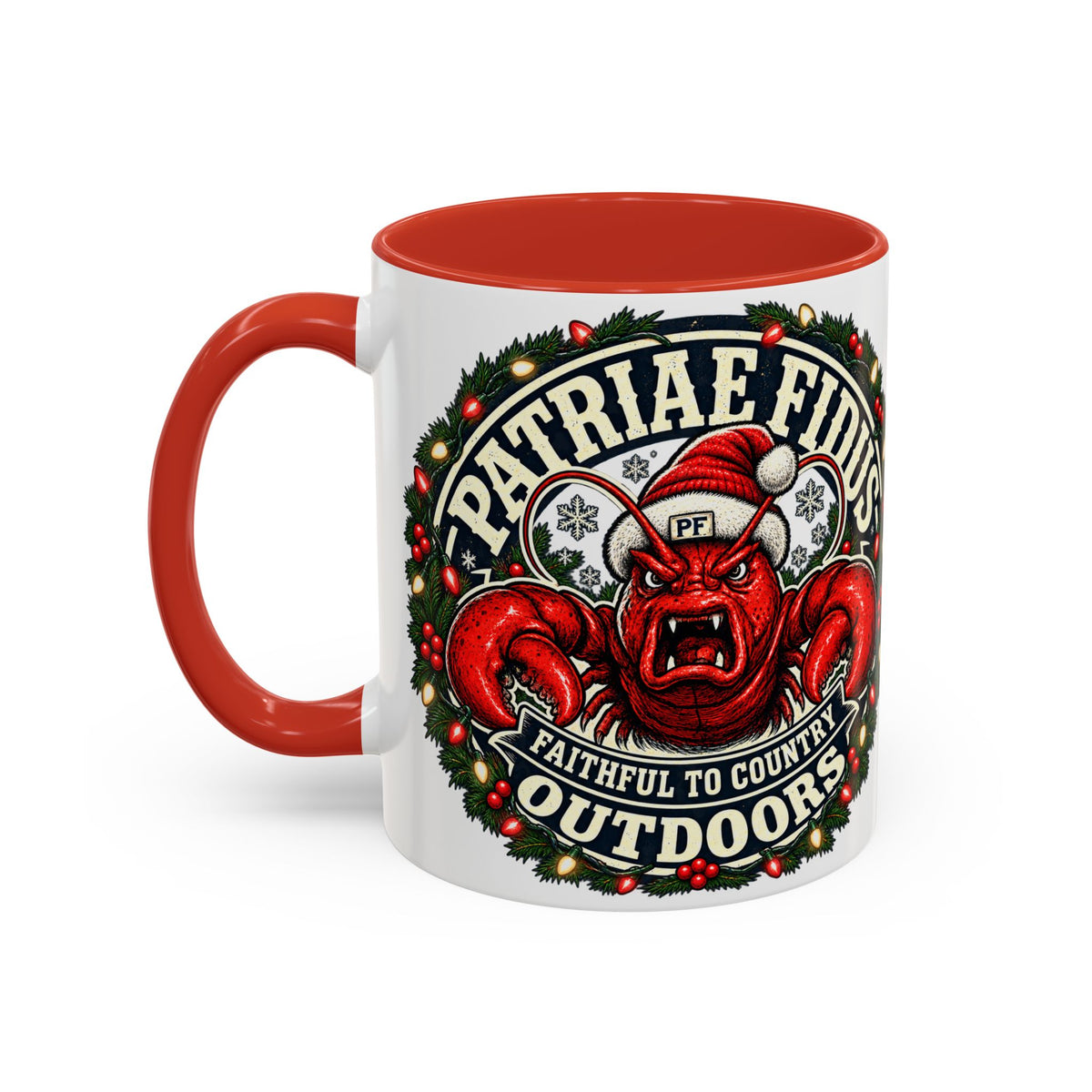 Coffee Mug - 'Patriae Fidus' Holiday Outdoors Kraken Design