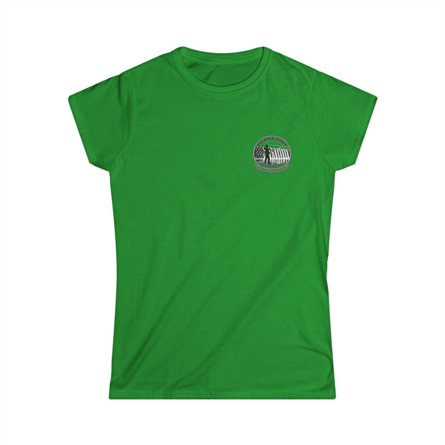 Women's Fly Fishing Tee — "Cast, Breathe, Repeat" Nature Graphic