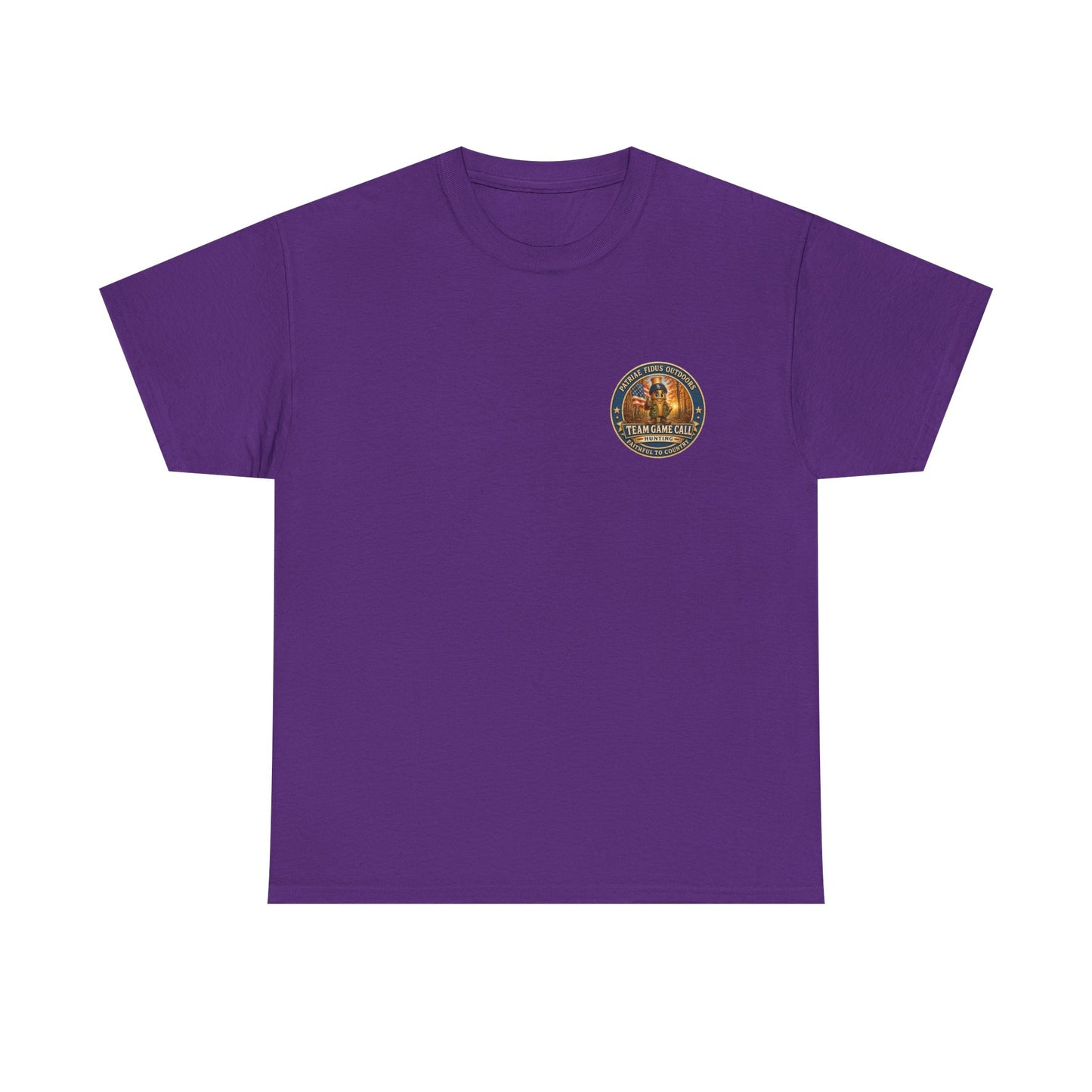 Hunting Dogs T-Shirt — Patriæ Fidus Outdoor "Hunt Hard Live Free" Graphic Tee