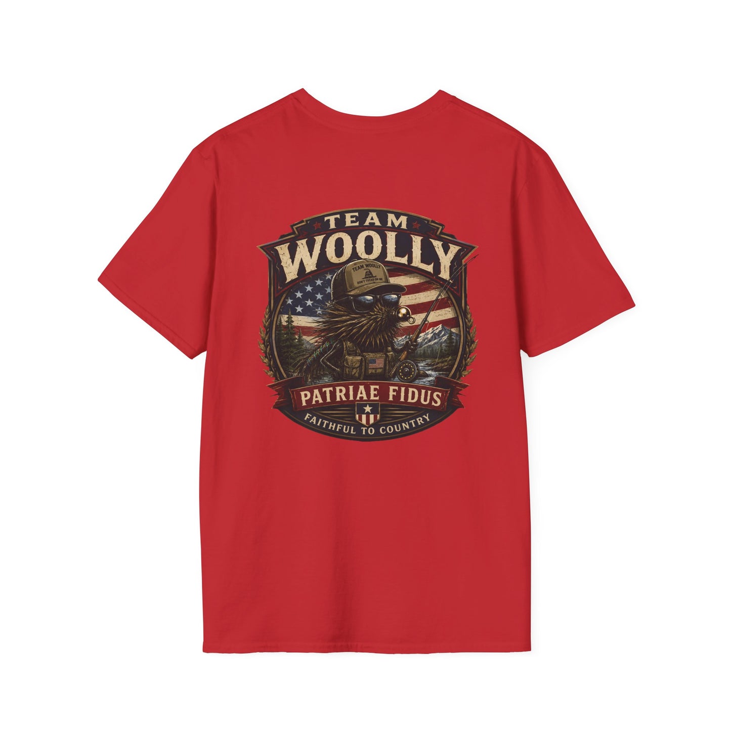 Team Woolly American Patriotic T-Shirt
