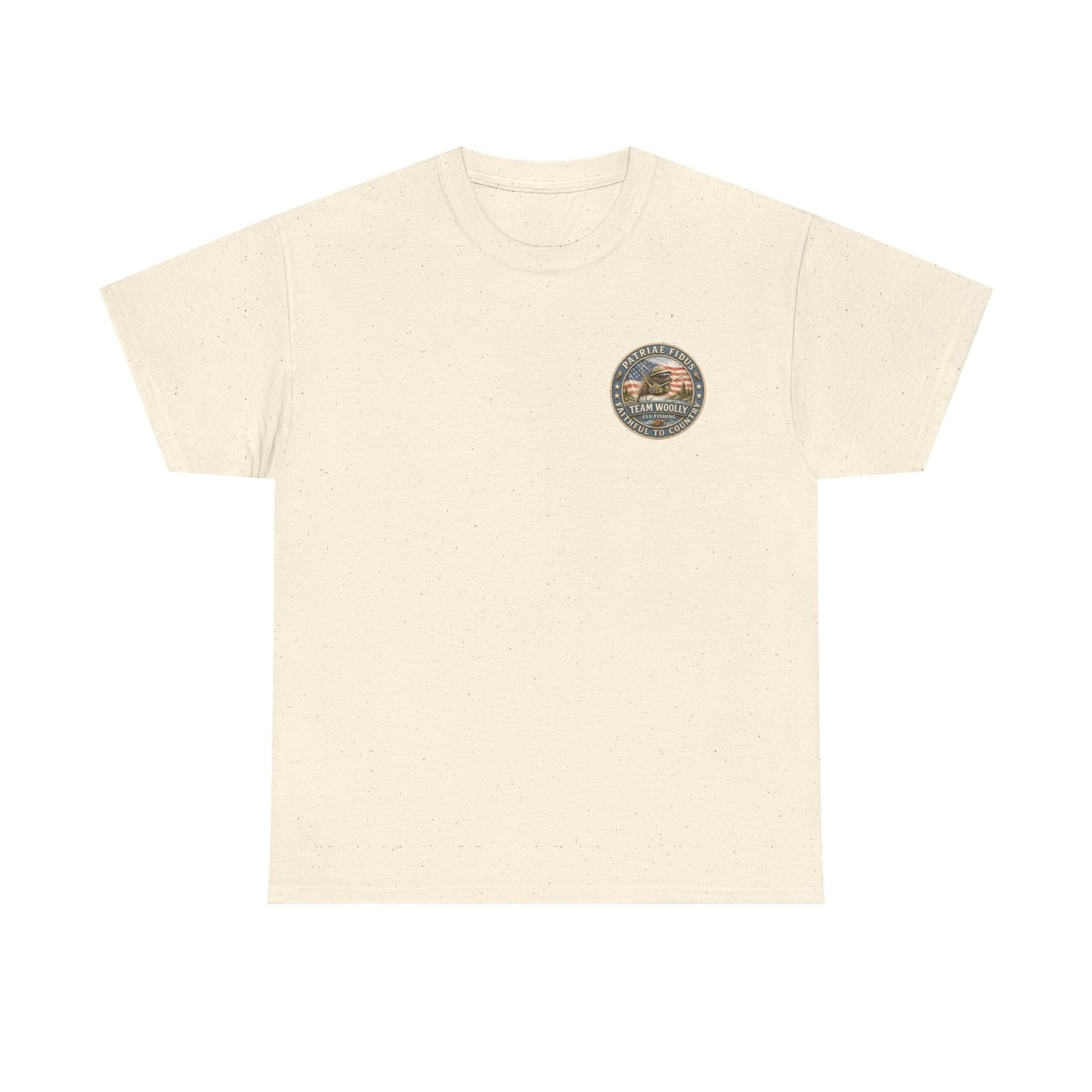 Team Woolly Dry Fly Collection T-Shirt: ("Like It On Top")
