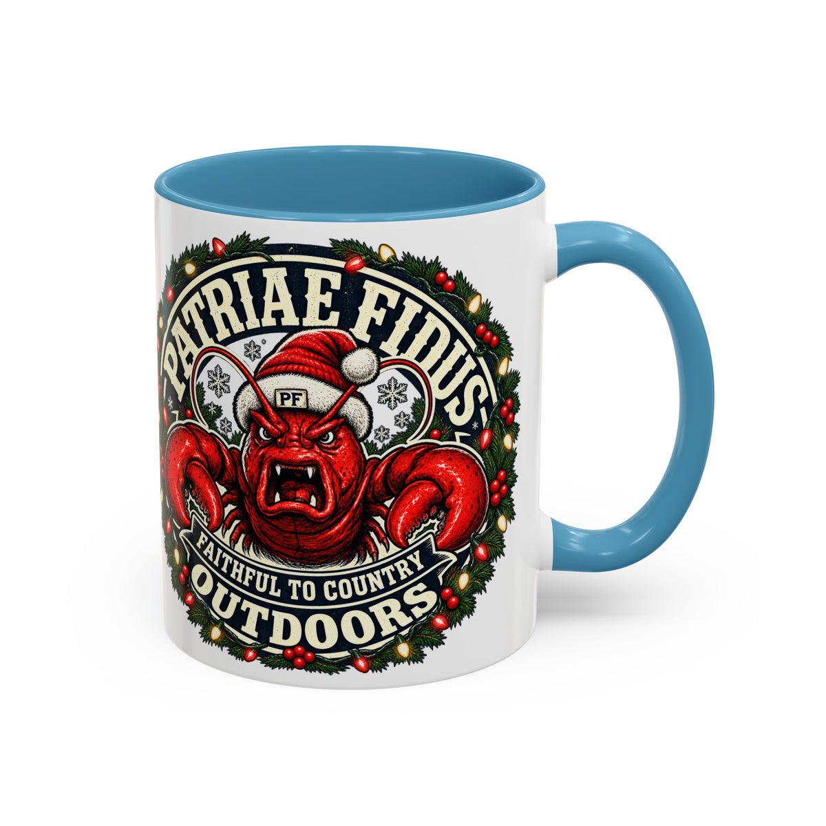 Coffee Mug - 'Patriae Fidus' Holiday Outdoors Kraken Design
