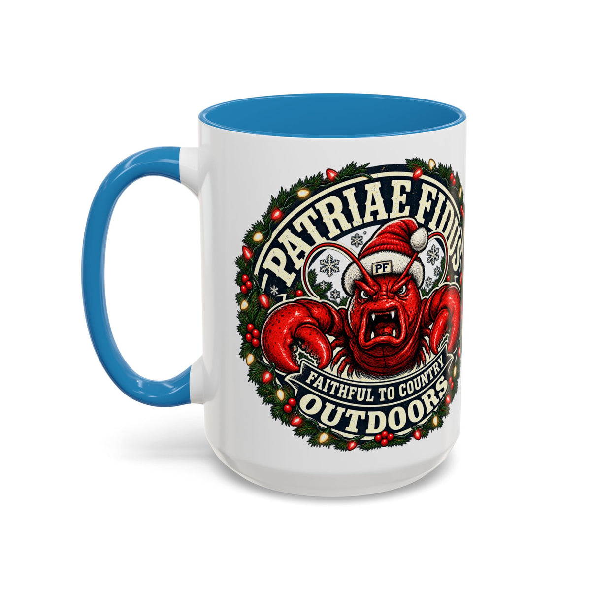 Coffee Mug - 'Patriae Fidus' Holiday Outdoors Kraken Design