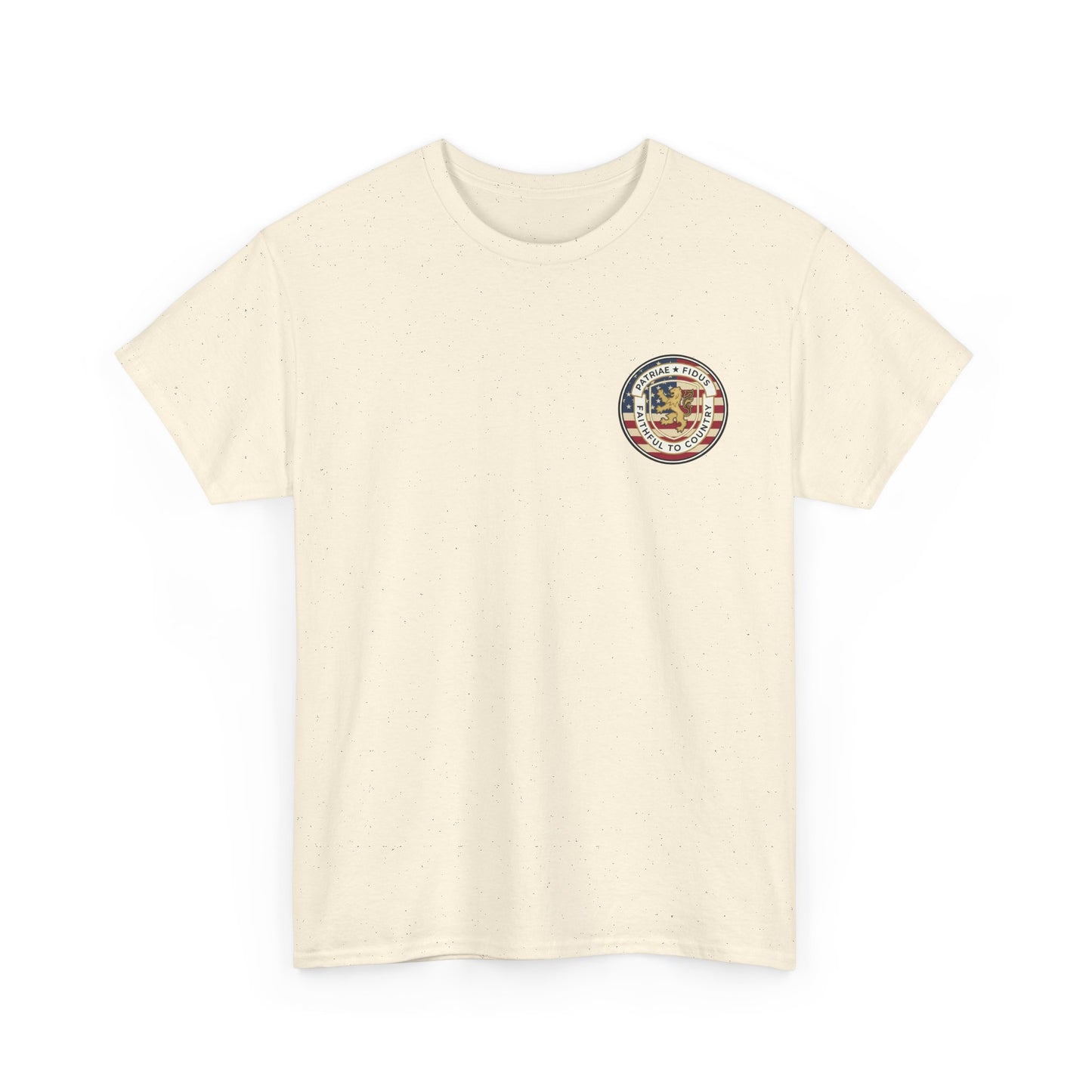 Patriotic "Patriae Fidis" American Flag - Eagle Graphic  T‑Shirt