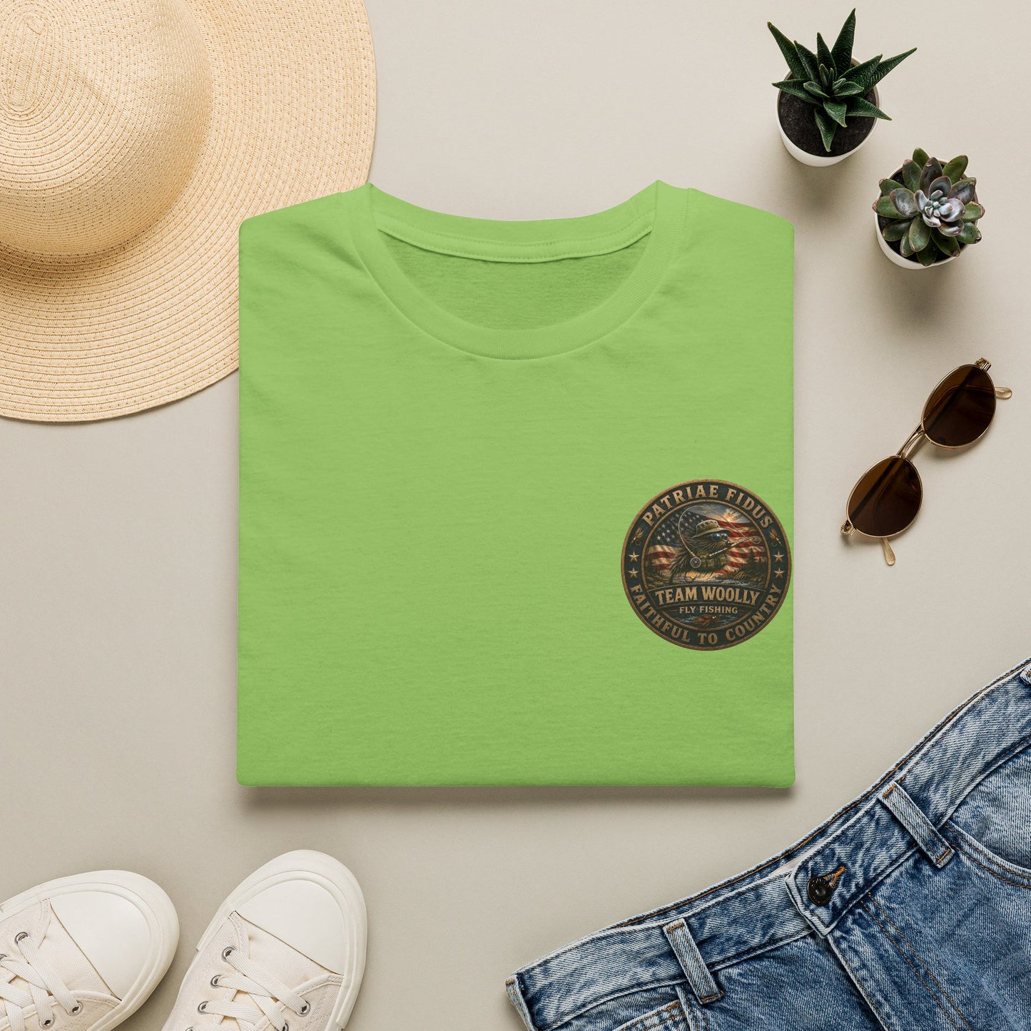 Team Woolly American Patriotic T-Shirt