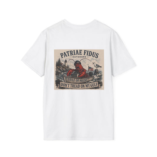 Patriae Fidus Outdoors T-Shirt — "Don't Tread on My Gulf" - Maine