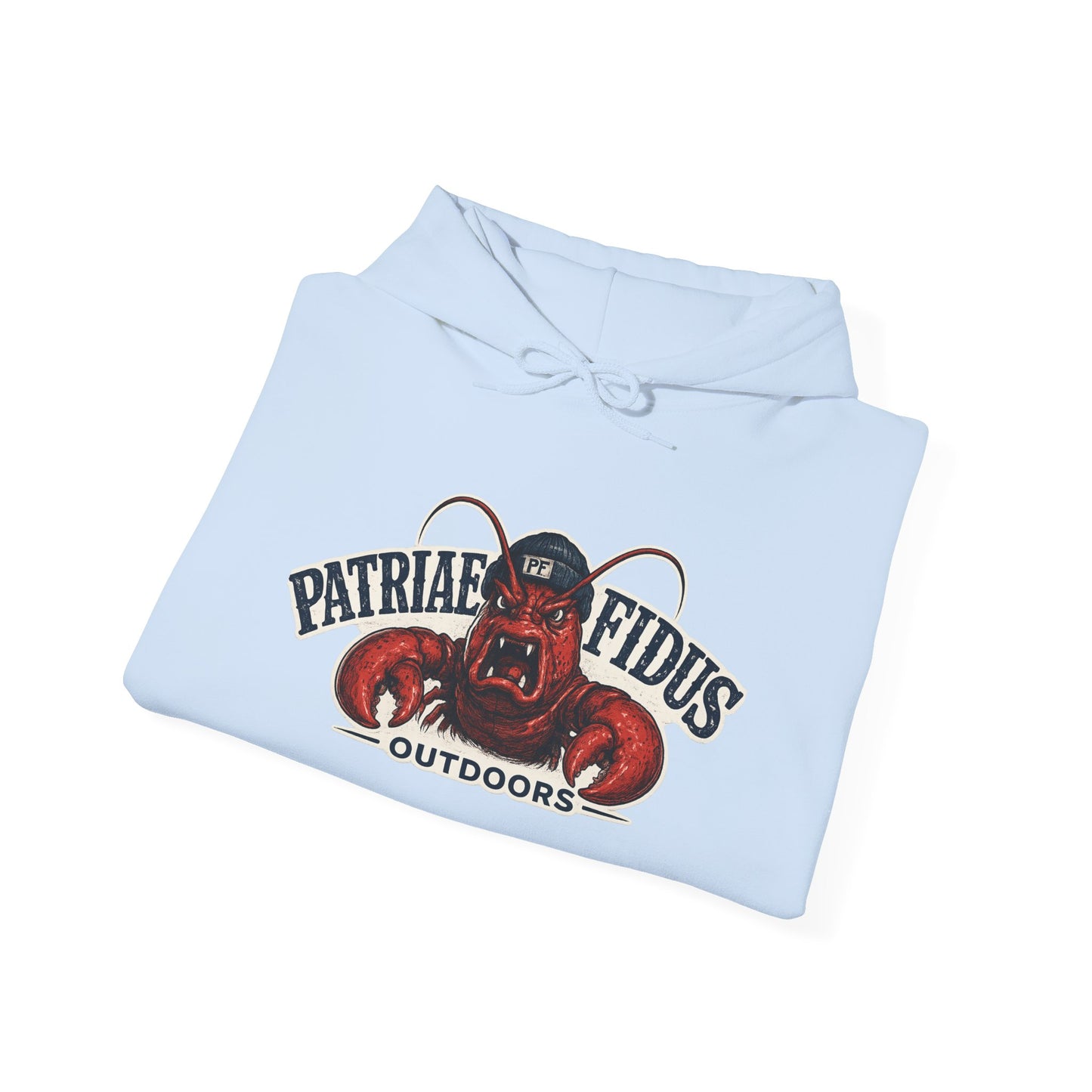 "Patriar Fidus" Don’t Tread on My Gulf - Gulf Of Maine Lobster/Boat Graphic Hoodie