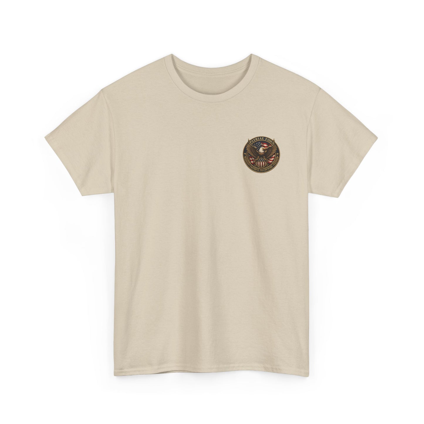 Skull & Rifles Tee — Patriotic American Skull T-Shirt