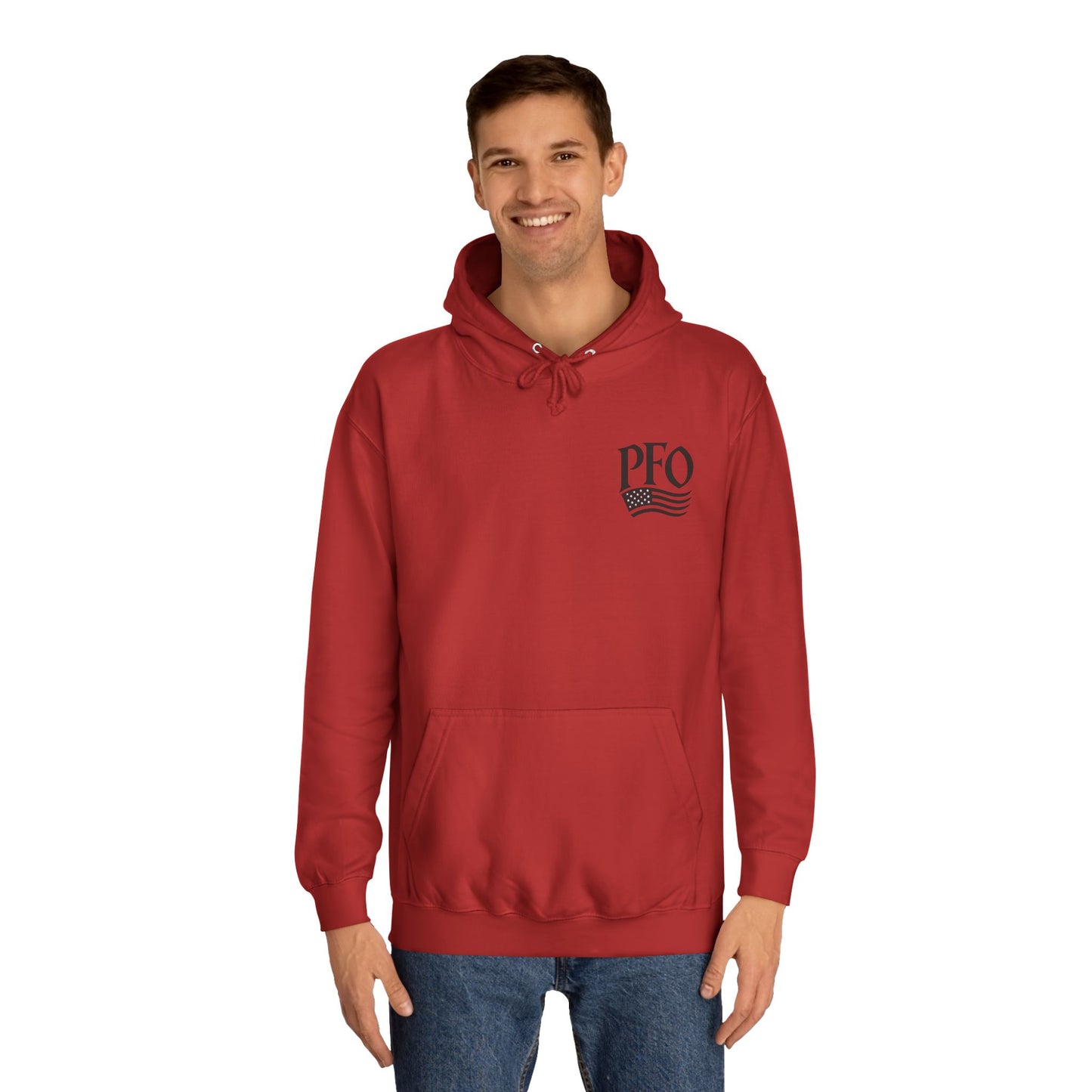 PFO College Hoodie – Vintage Campus Seal Pullover